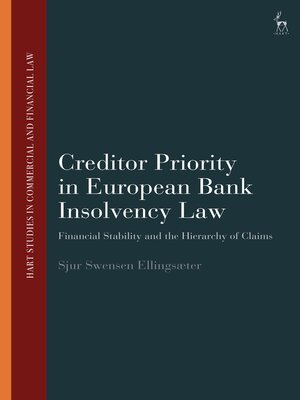cover image of Creditor Priority in European Bank Insolvency Law